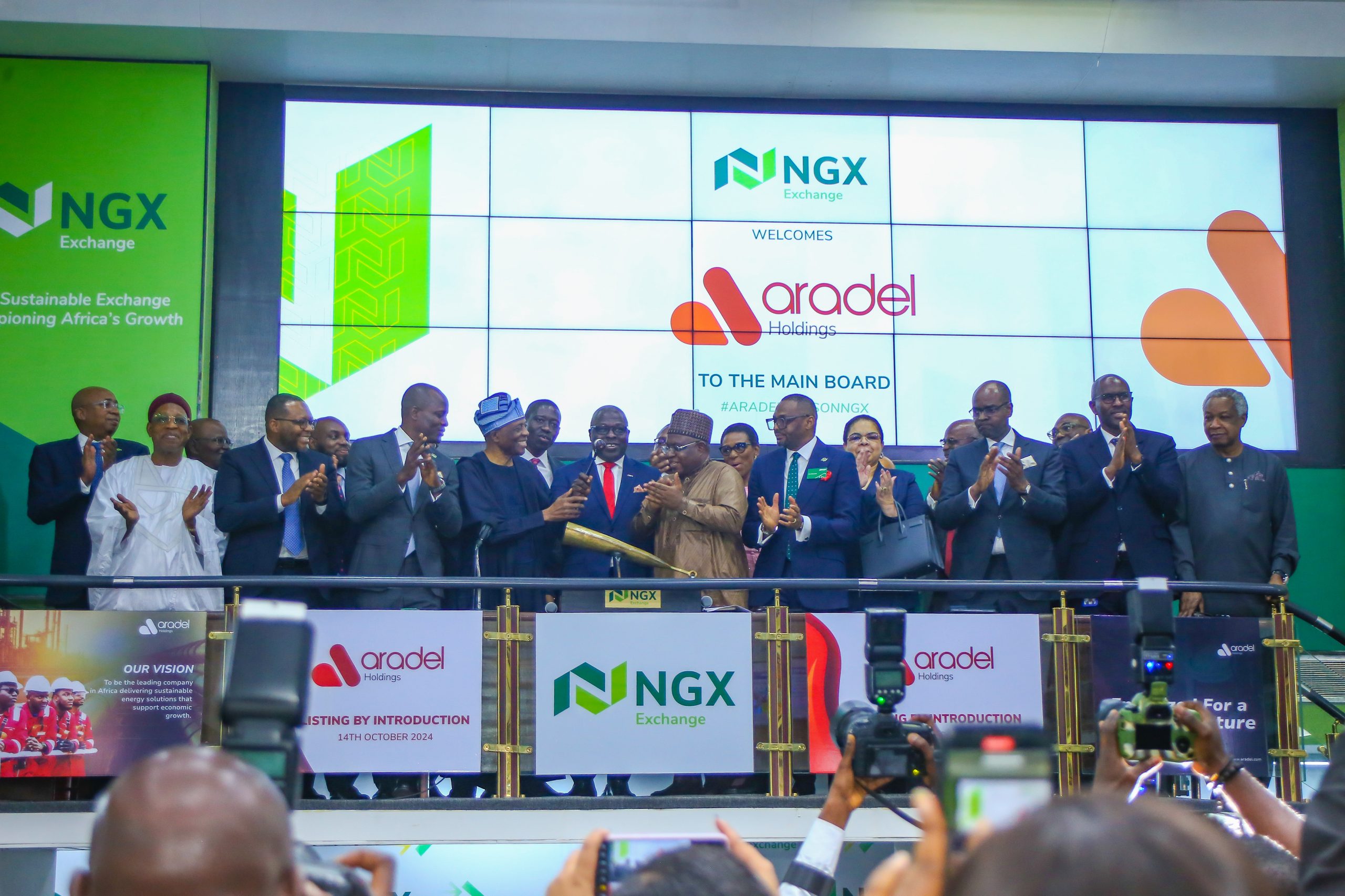 Aradel Holdings Plc Lists on NGX